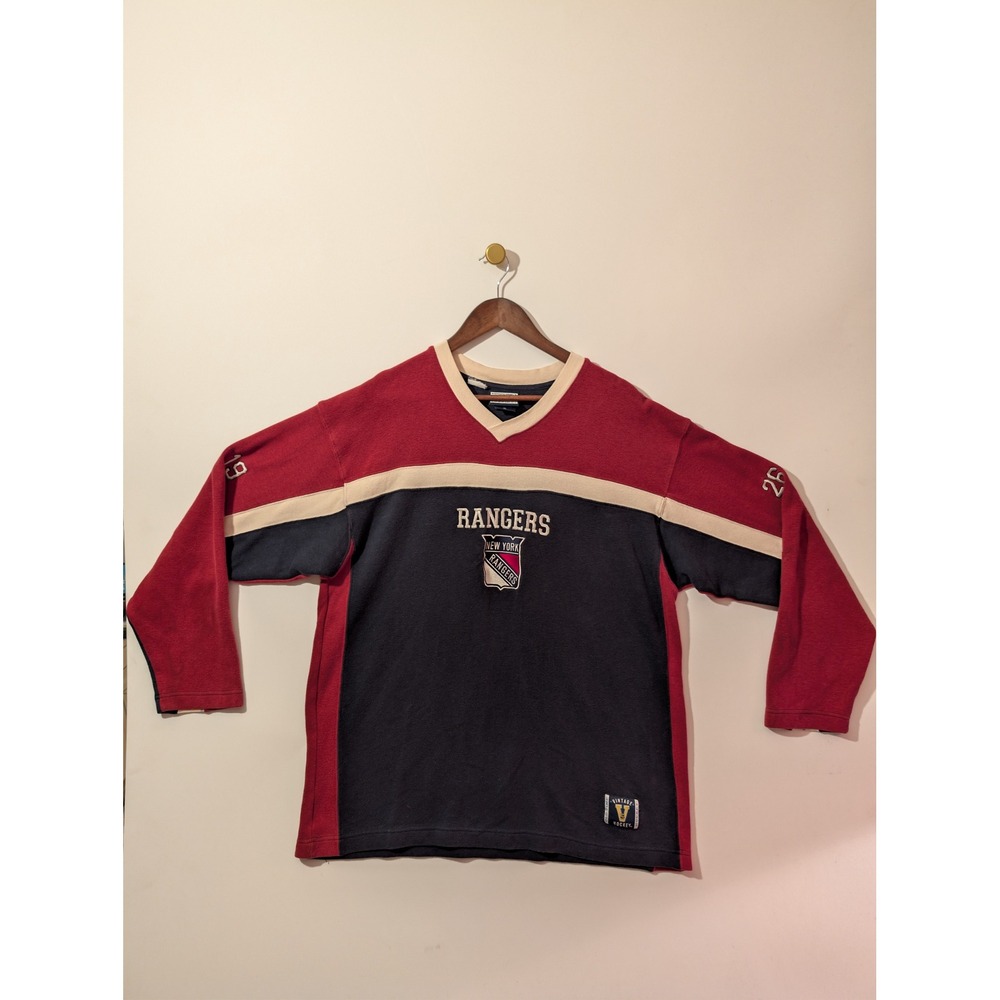 Old Time Hockey NY Rangers Sweatshirt Mens XL Navy Red Good Vintage NHL Pullover